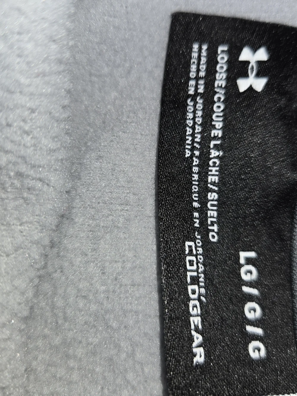 Under Armour Women's Large Gray Hoodie with Pink Logo